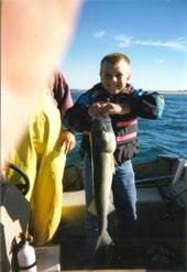 my first striper age 8